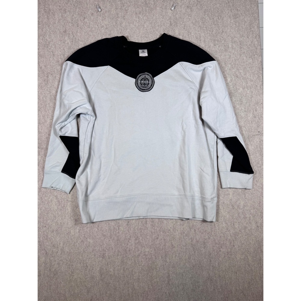k219. Disney Marvel WandaVision SWORD Crewneck Sweatshirt Grey Black XXL